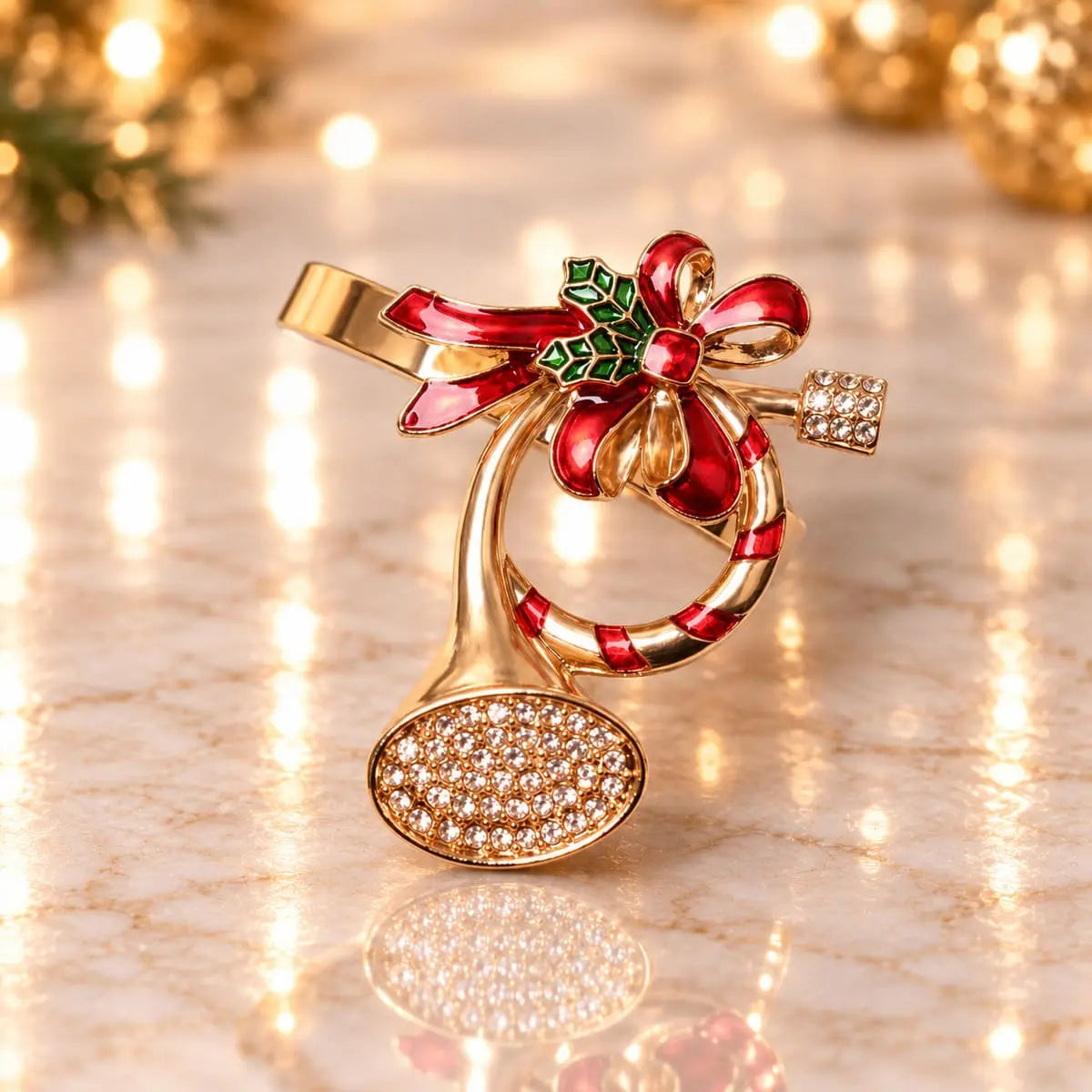 Rond de serviette de Noël – Lot de 4